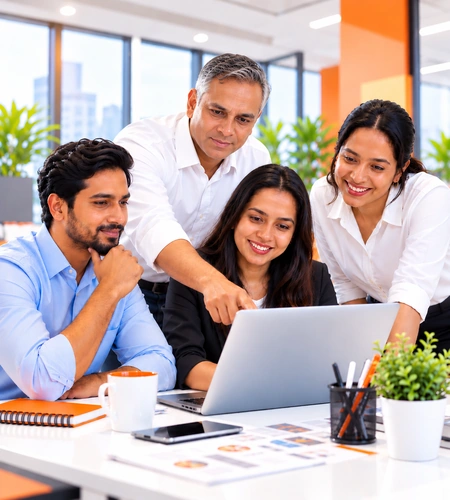 I-Net Systems & Solutions team supporting a business customer